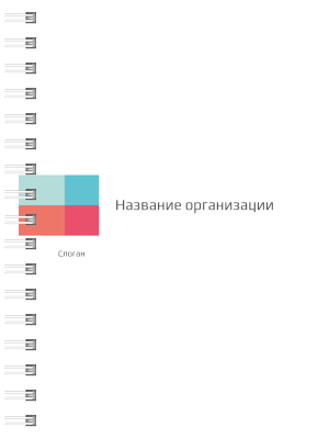 Блокноты-книжки A6 - Цветные блоки Передняя обложка